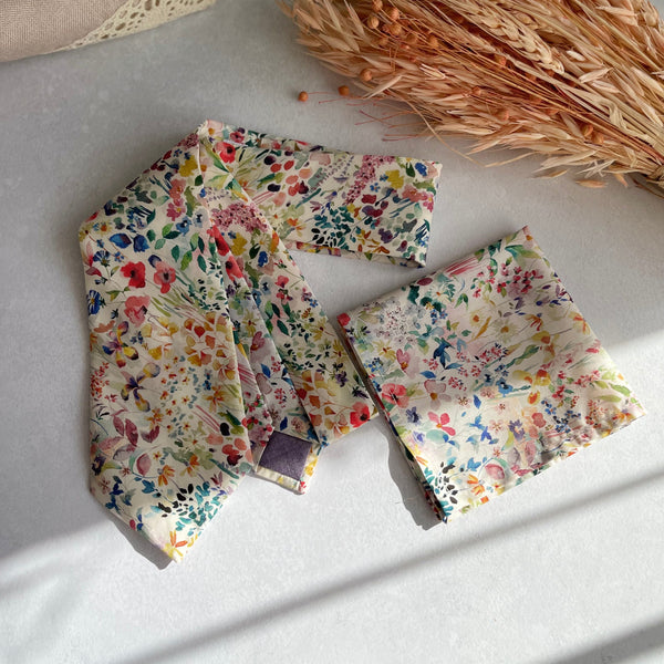 Wildflower Tie for Wedding Floral Necktie Premium Gift for Him
