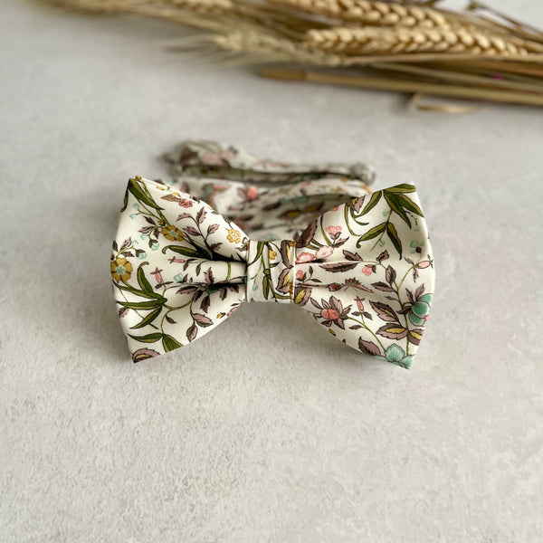 Liberty Print Wildflower Floral Bow tie for Kid and Men Wedding Tie
