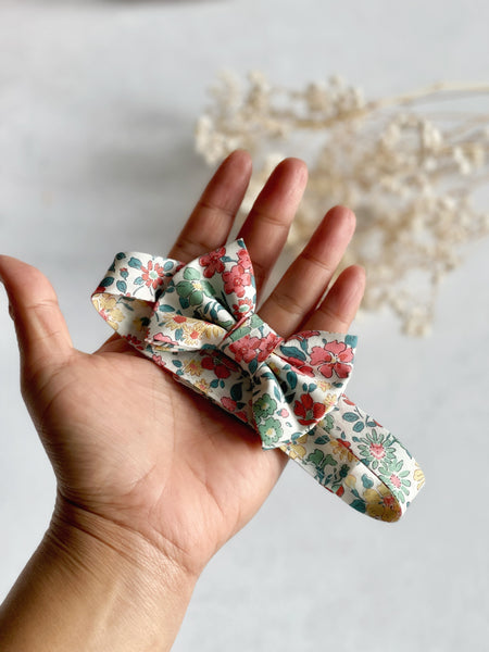 Liberty Print Floral Bow tie for Kid and Men Garden Wedding Tie