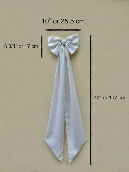White/Ivory White Aisle Chair Bow Marker Church Pew Decor for Wedding Chair Decoration