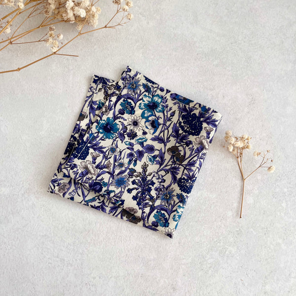 Purple Wildflower Tie for Wedding Botanical Flower Necktie Summer Wedding Groom and Groomsmen Floral Necktie Tie